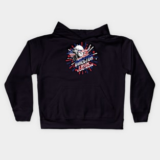 Fireworks Director I Run You Run 4th july George Washington Kids Hoodie